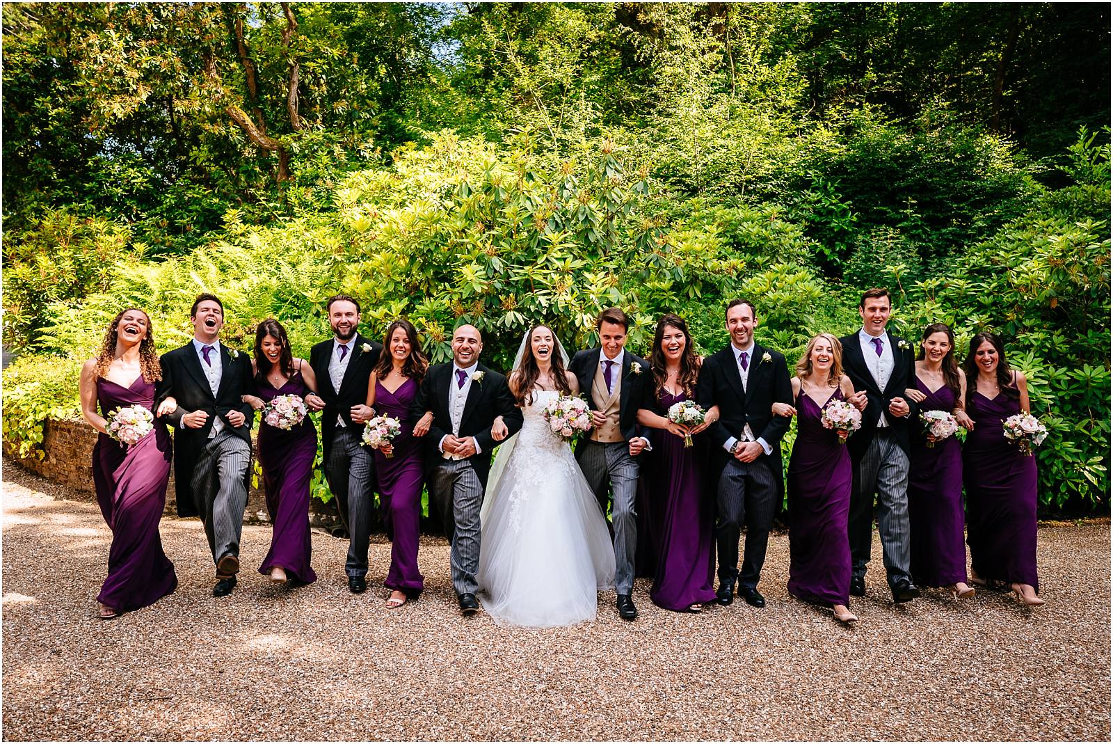 wedding party photographs