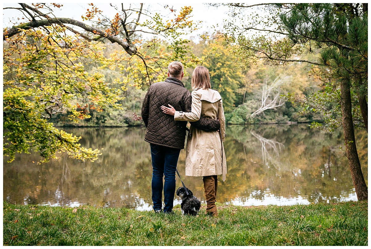Virginia water engagement photography